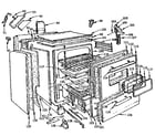 Kenmore 103256019 body section diagram