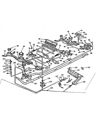Burner section