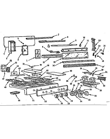 Backguard and main top