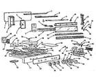 Kenmore 103258076 backguard and maintop diagram