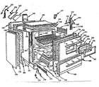 Kenmore 103258076 body section diagram