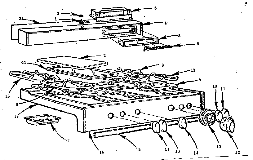 BACKGUARD AND MAIN TOP