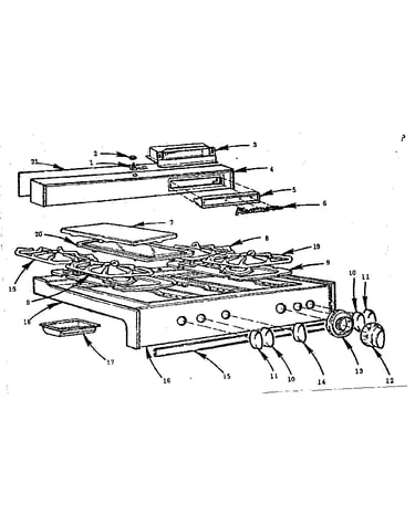 Backguard and main top