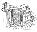 Kenmore 103266015 body section diagram