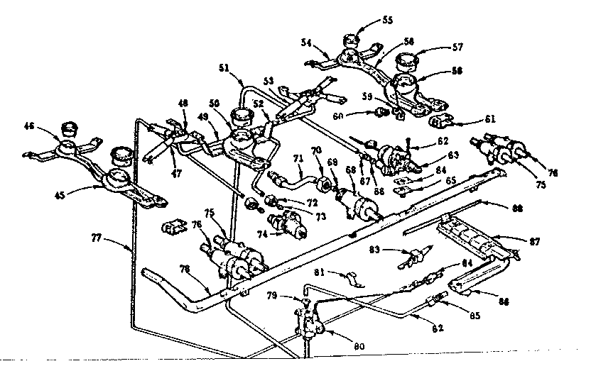 Burner section