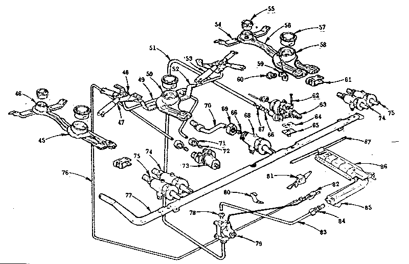 Burner section