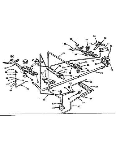 Burner section