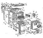 Kenmore 103296015 body section diagram