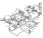 Kenmore 103296011 burner section diagram
