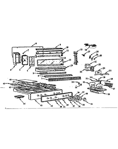 Backguard and main top