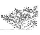 Kenmore 103299070 burner section diagram