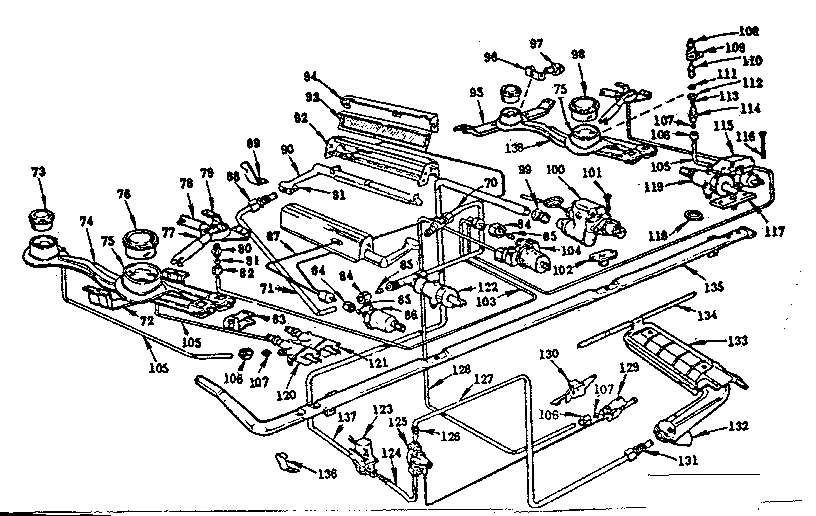 Burner section