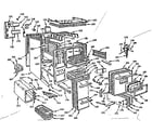Kenmore 103299076 body section diagram