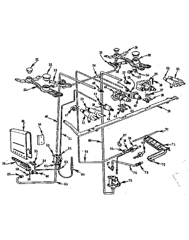 Burner section