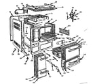 Kenmore 103631610 body section diagram