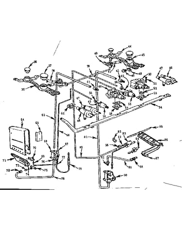Burner section