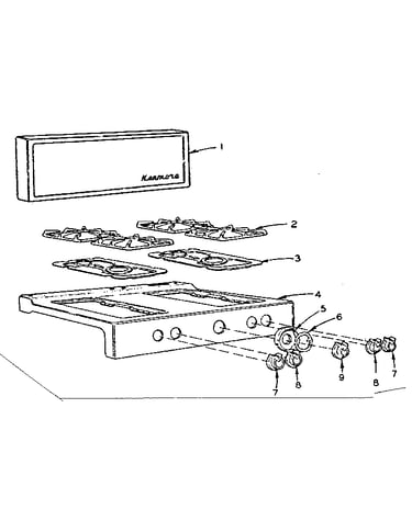 Backguard & main top