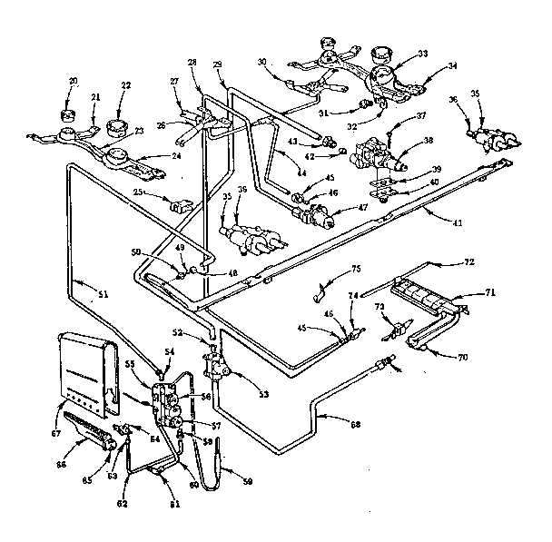 Burner section