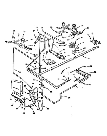 Burner section