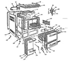 Kenmore 103639511 body section diagram
