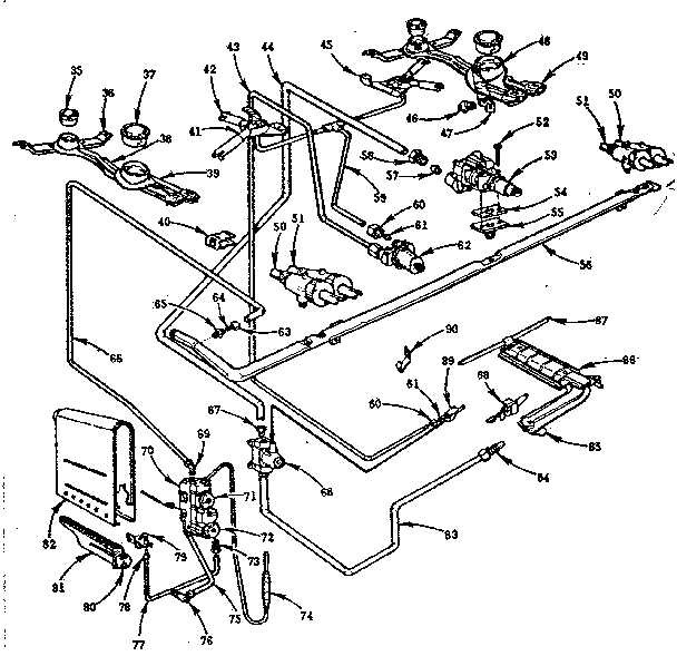 Burner section