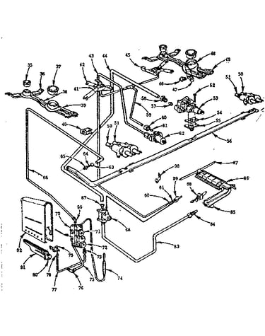 Burner section
