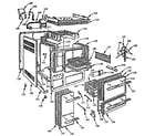 Kenmore 103642511 body section diagram