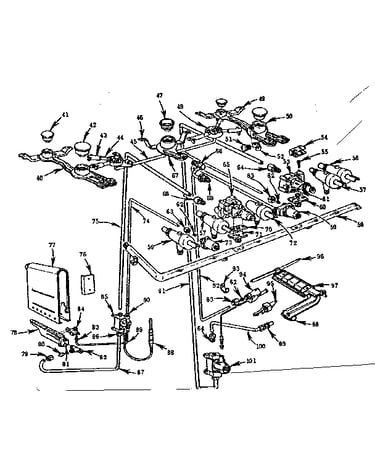 Burner section