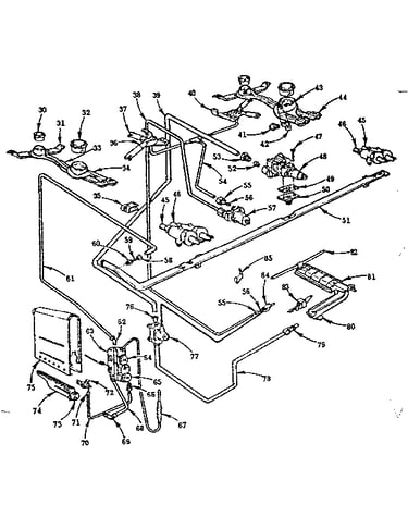 Burner section