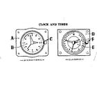 Kenmore 103659910 clock and timer diagram