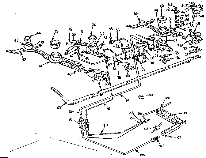 Burner section