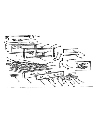 Backguard and main top