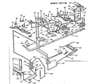 Kenmore 103659911 burner section diagram