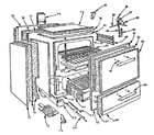 Kenmore 103710610 body section diagram