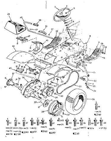 Steering and front axle