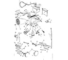 Craftsman 91725200 electrical system and headlight assembly diagram