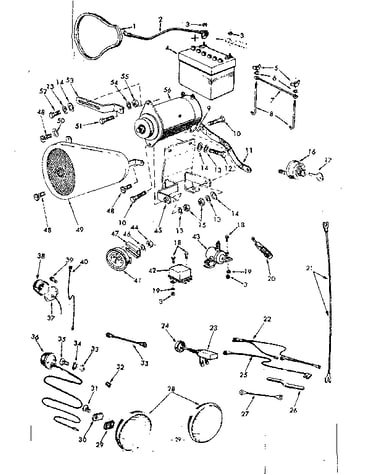 Electrical system and headlight assembly