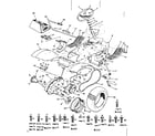 Craftsman 91725201 steering and rear  axle diagram
