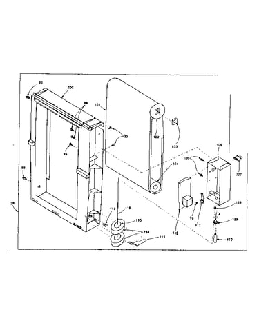 Pad frame assembly