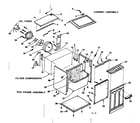 Kenmore 75874251 cabinet assembly diagram
