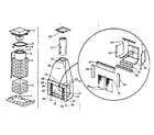 Kenmore 155844630 replacement parts diagram