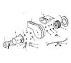 Kenmore 155850290 optional forced air blower 42-70016 diagram