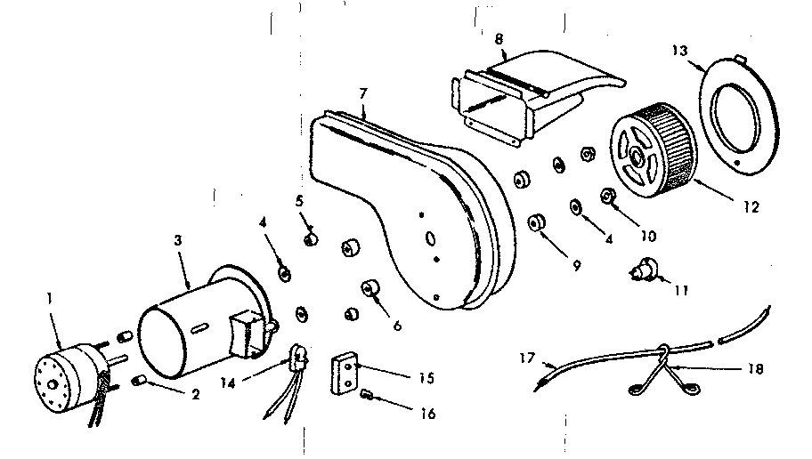 Optional forced air blower 42-70016