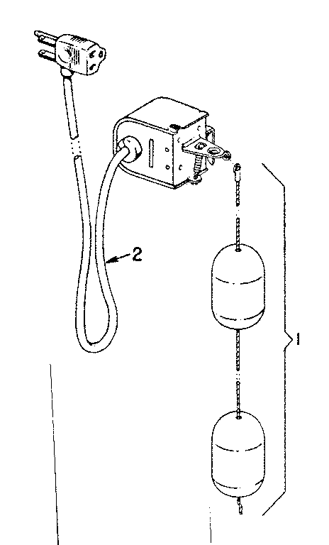 MECHANICAL SWITCH CABLE & FLOAT ASSY