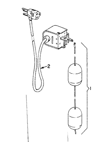 Mechanical switch cable & float assy
