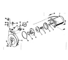 Craftsman 39025170 motor and pump assembly diagram