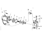 Kenmore 39025850 motor and pump assembly diagram