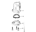 Kenmore 39025850 horizontal casing adapters diagram