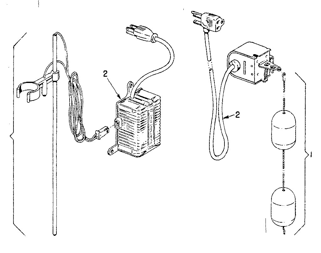 SOLID STATE DRAINER SWITCH AND MECHANICAL SWITCH