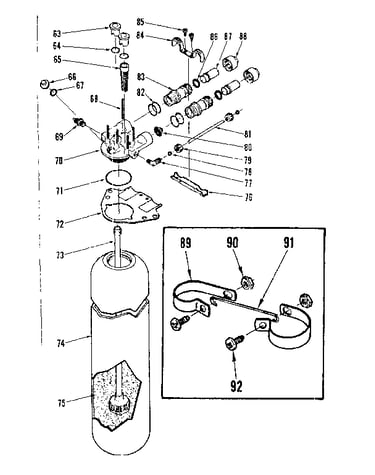 Resin tank & valve adaptor